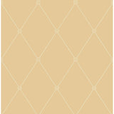 Cole & Son LARGE GEORGIAN ROPE TRELLIS YELLOW Wallpaper