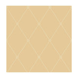 Cole & Son Large Georgian Rope Trellis Yellow Wallpaper