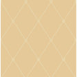Cole & Son LARGE GEORGIAN ROPE TRELLIS YELLOW Wallpaper