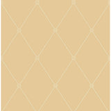 Cole & Son LARGE GEORGIAN ROPE TRELLIS YELLOW Wallpaper