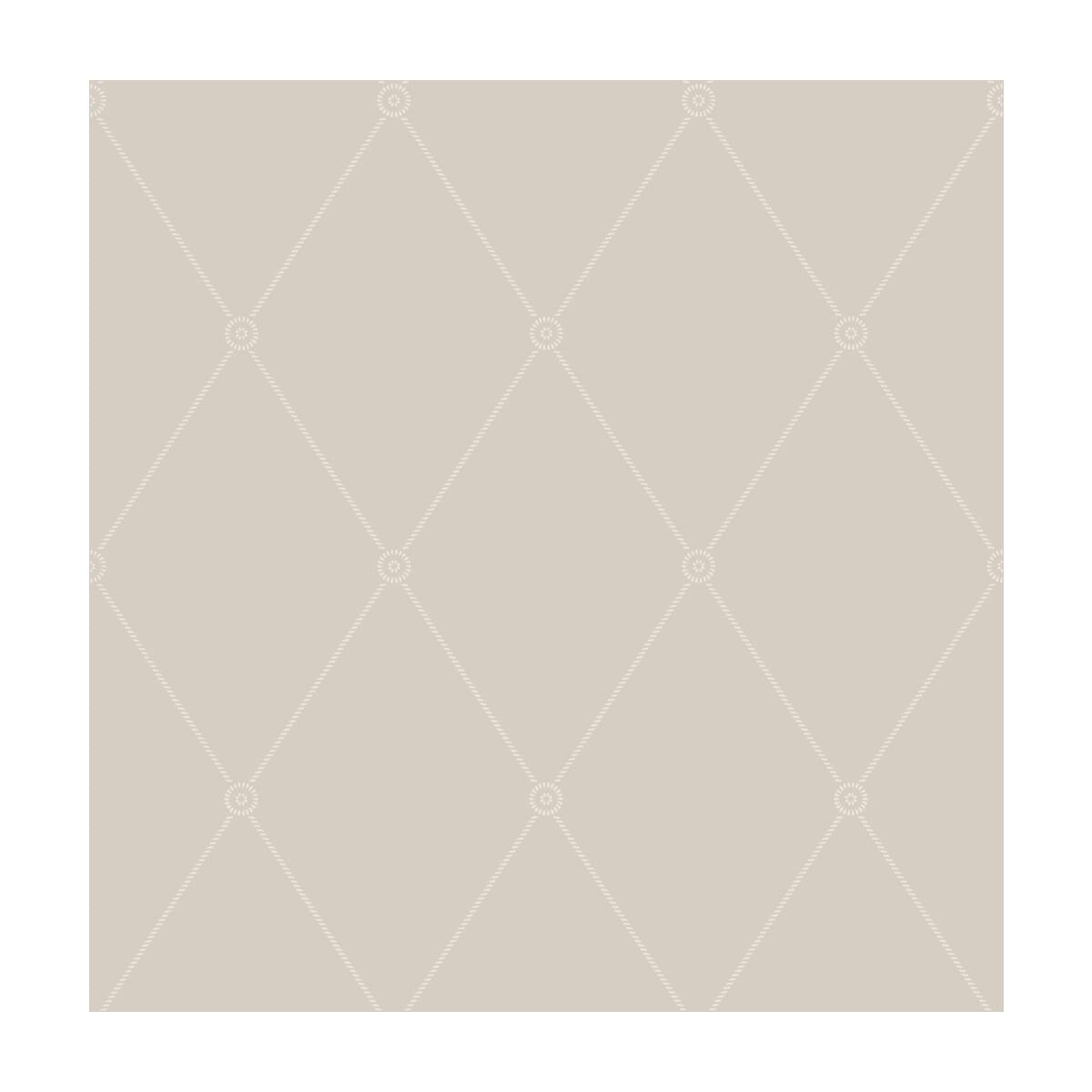 Cole & Son Large Georgian Rope Trellis Putty Wallpaper