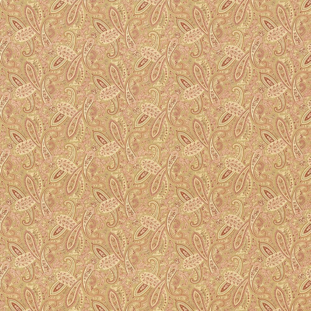 Kasmir Willow Paisley Vintage Gold Fabric