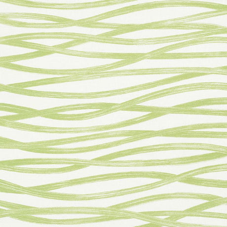 Schumacher Brushstrokes Leaf Fabric