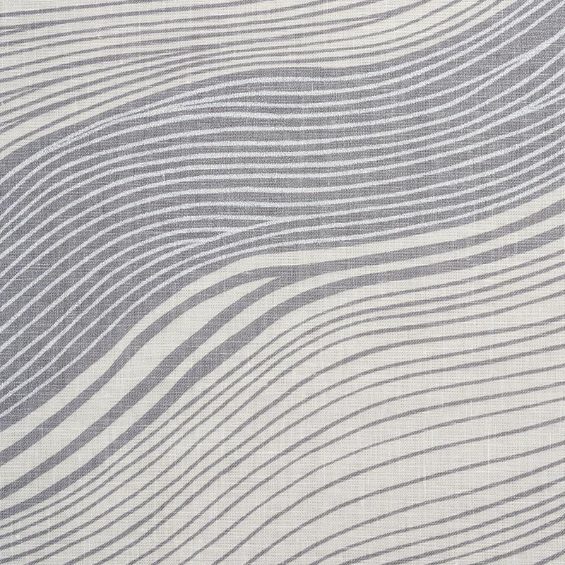 Schumacher La Marea Grey Fabric