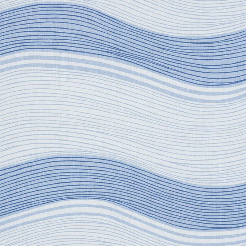 Schumacher La Marea Blue Fabric