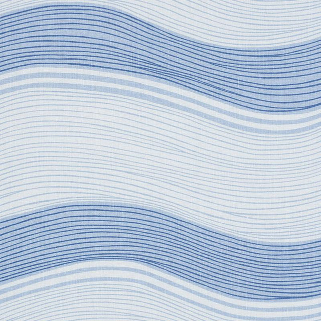 Schumacher La Marea Blue Fabric