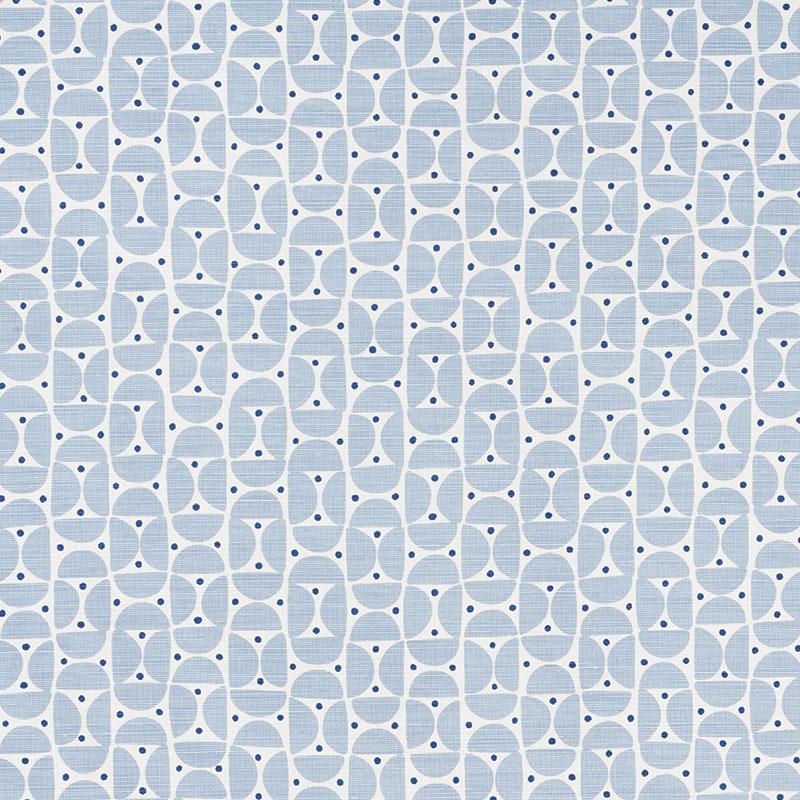 Schumacher Mezza Luna Sky Fabric