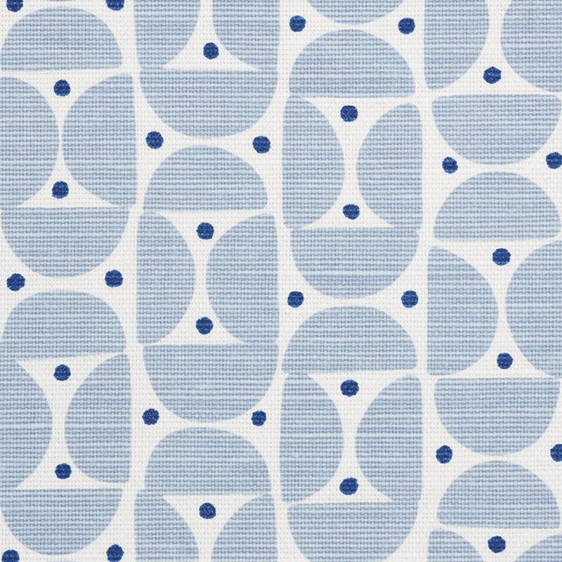 Schumacher Mezza Luna Sky Fabric