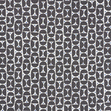 Schumacher Mezza Luna Black Fabric