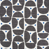 Schumacher Mezza Luna Black Fabric