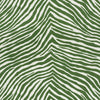 Schumacher Iconic Zebra Green Fabric
