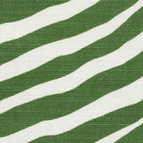 Schumacher Iconic Zebra Green Fabric