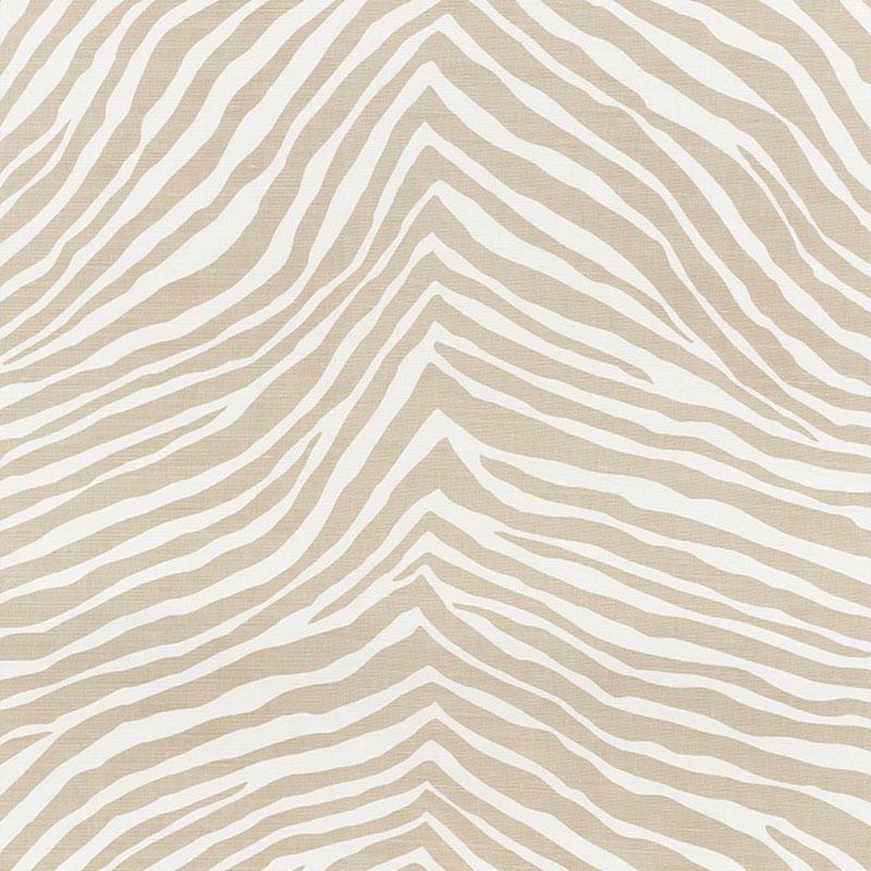 Schumacher Iconic Zebra Natural Fabric