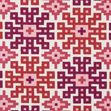 Schumacher Palmetto Print Valentine Fabric