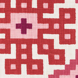 Schumacher Palmetto Print Valentine Fabric