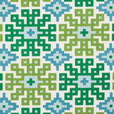 Schumacher Palmetto Print Lagoon Fabric