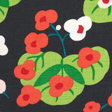 Schumacher Saku Soft Black Fabric