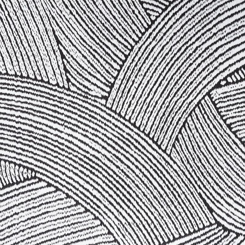 Schumacher Tempesta Graphite Fabric