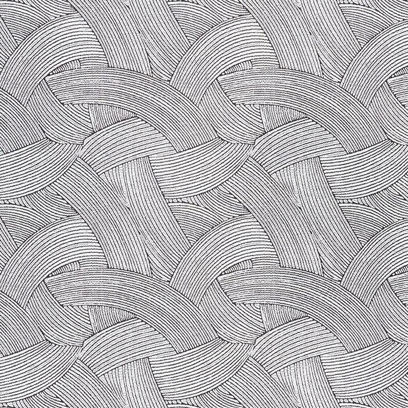 Schumacher Tempesta Graphite Fabric
