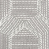 Schumacher Tortuga Embroidery Grey Fabric