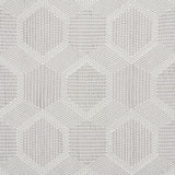 Schumacher Tortuga Embroidery Grey Fabric
