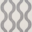 Schumacher Ondata Charcoal Fabric