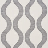 Schumacher Ondata Charcoal Fabric