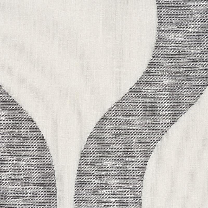 Schumacher Ondata Charcoal Fabric