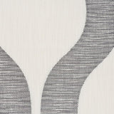 Schumacher Ondata Charcoal Fabric