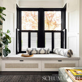 Schumacher Ondata Charcoal Fabric