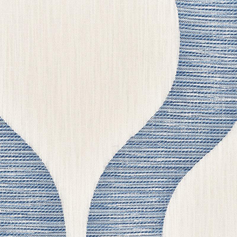 Schumacher Ondata Blue Fabric