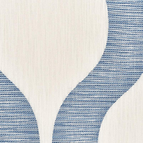 Schumacher Ondata Blue Fabric