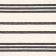 Schumacher Dune Stripe Black Fabric