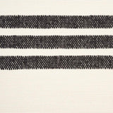 Schumacher Dune Stripe Black Fabric