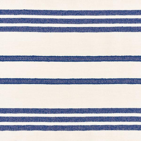 Schumacher Dune Stripe Blue Fabric