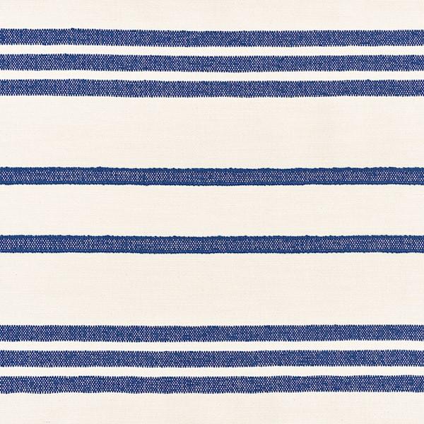Schumacher Dune Stripe Blue Fabric
