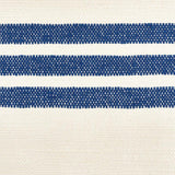 Schumacher Dune Stripe Blue Fabric