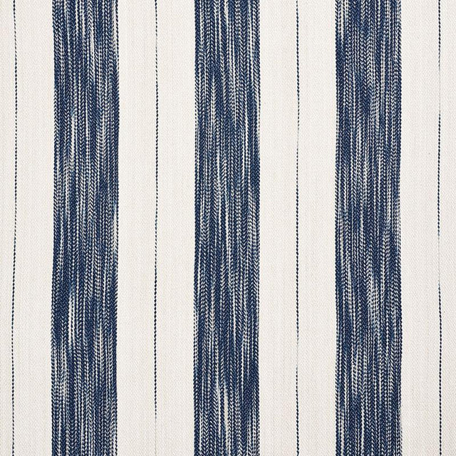 Schumacher Arroyo Stripe Indigo Fabric
