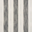 Schumacher Arroyo Stripe Charcoal Fabric