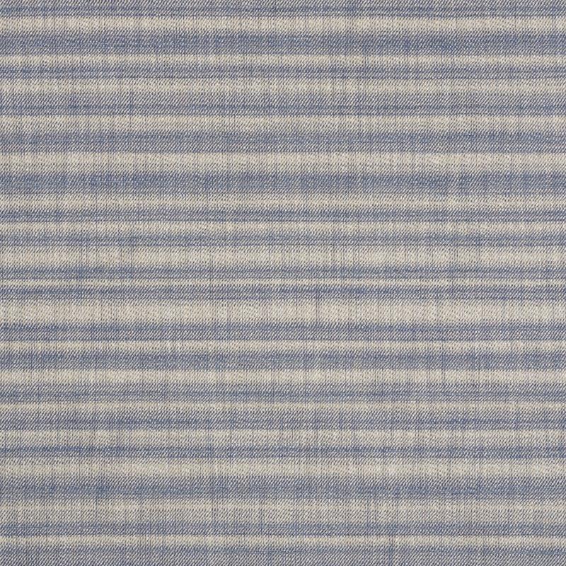 Schumacher Petra Stripe Indigo Fabric