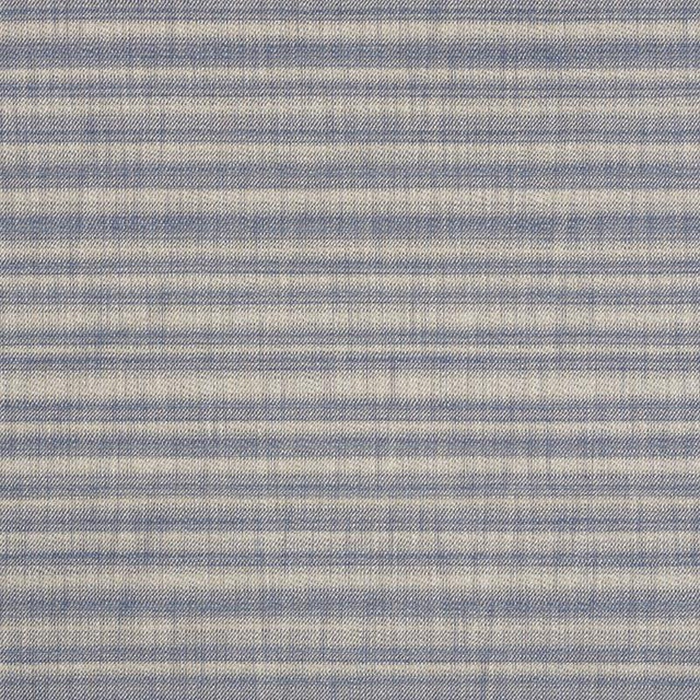 Schumacher Petra Stripe Indigo Fabric