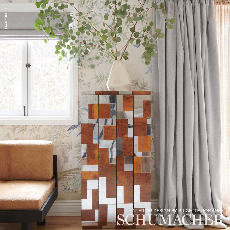 Schumacher Artisanal Boucl Dove Fabric