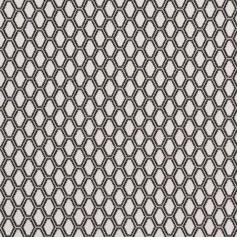 Schumacher Beehive Graphite Fabric