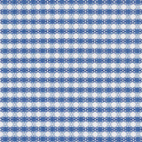 Schumacher Checkmate Blue Fabric