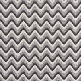 Schumacher Bargello Wave Graphite Fabric