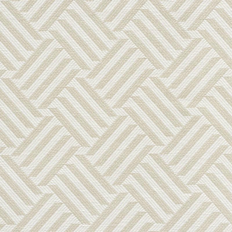 Schumacher Cross Hatch Natural Fabric
