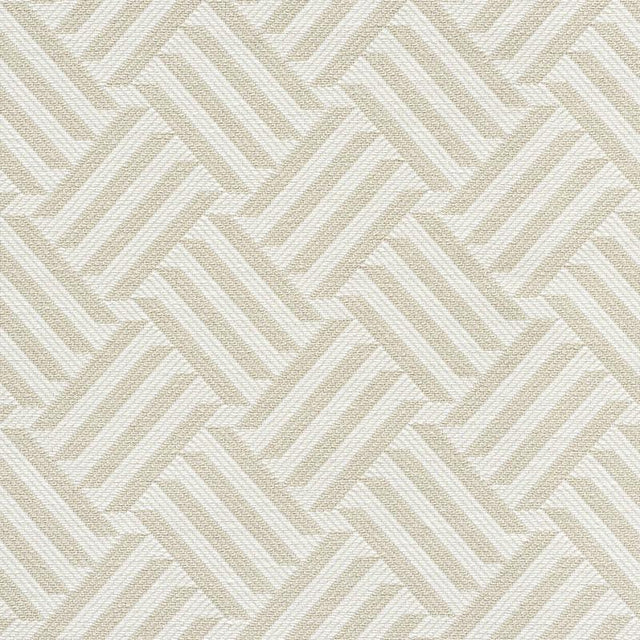Schumacher Cross Hatch Natural Fabric