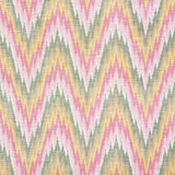 Schumacher Ibiza Flamestitch Spring Fabric