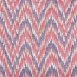 Schumacher Ibiza Flamestitch Berry Fabric