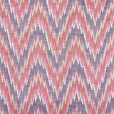 Schumacher Ibiza Flamestitch Berry Fabric